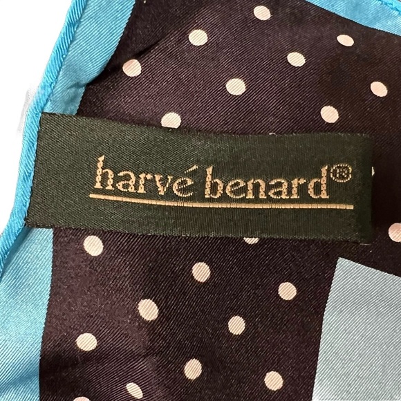 Harve' Bernard 100% Silk Square Scarf - Picture 4 of 5
